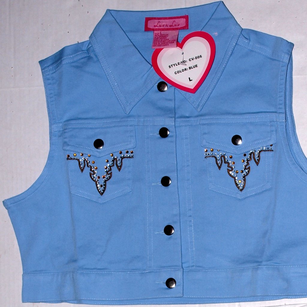 Luv N Luv Blue Top Size L